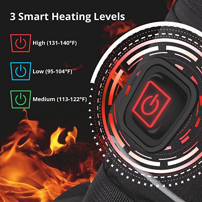 AKASO Warm Winter Heated Gloves For Men & Women, Cycling and Skiing - akasooutdoors