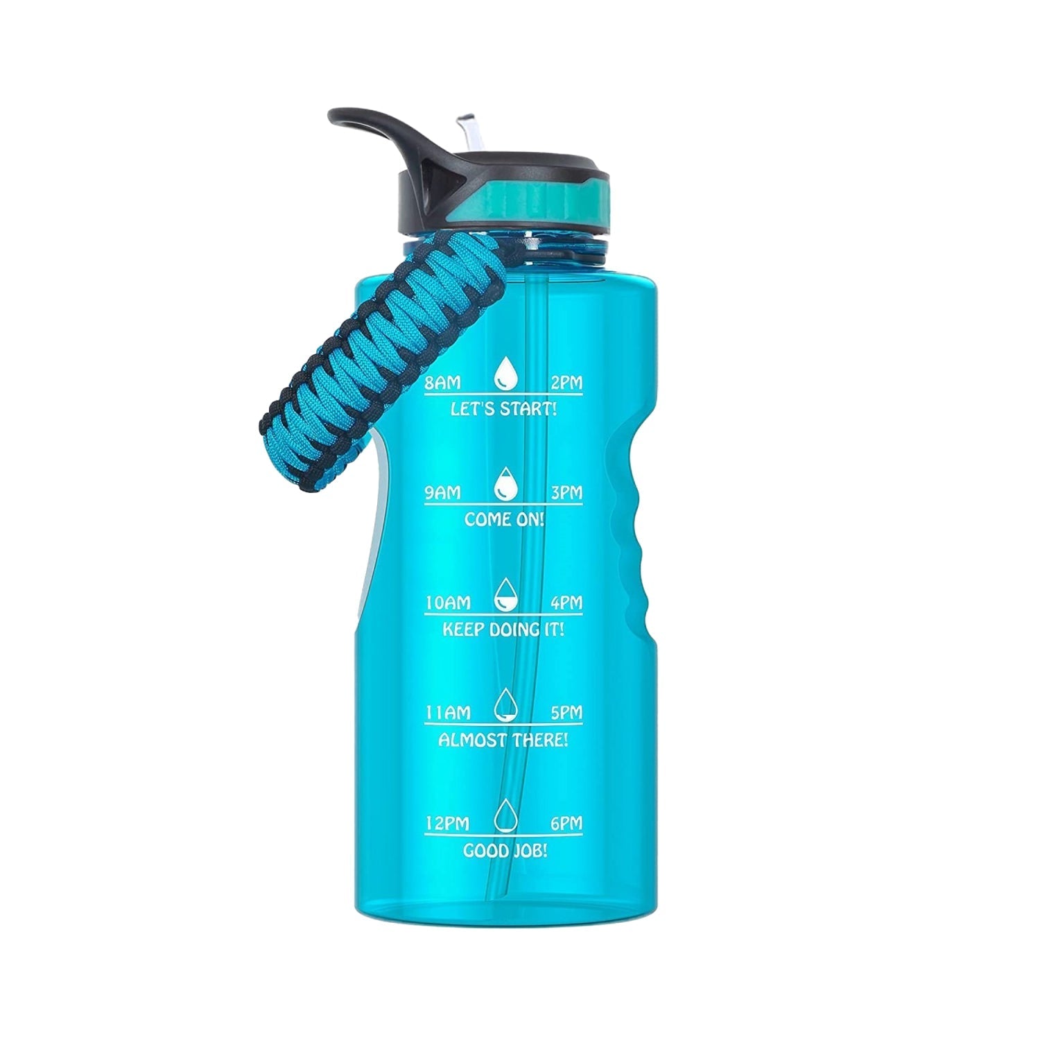 32oz/64oz BPA-free Water Bottle with Time Markings - akasooutdoors