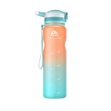 32oz/64oz BPA-free Water Bottle with Time Markings - akasooutdoors