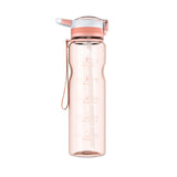 32oz/64oz BPA-free Water Bottle with Time Markings - akasooutdoors