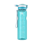 32oz/64oz BPA-free Water Bottle with Time Markings - akasooutdoors