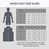 AKASO Nomad Warm Winter Battery Heated Vest for Men - akasooutdoors