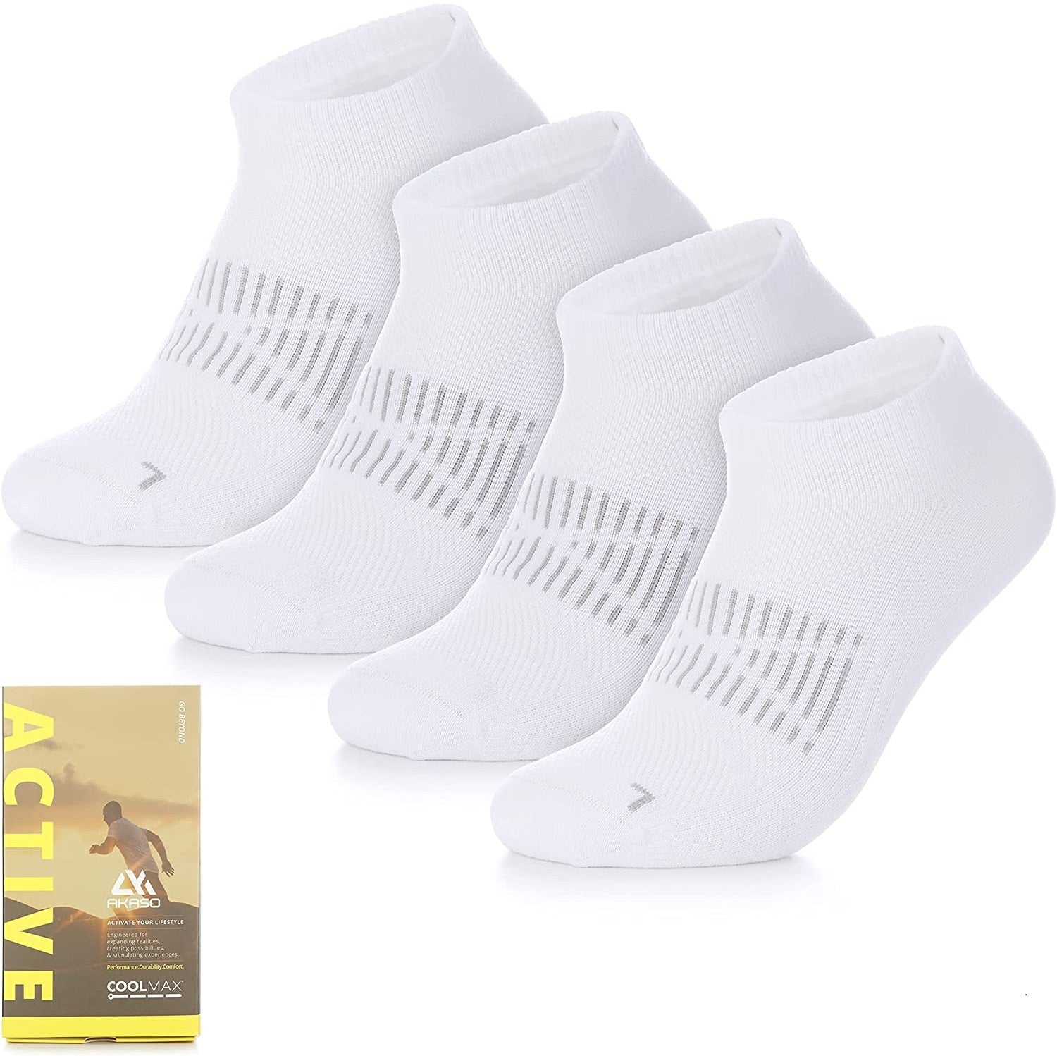 AKASO RC011 Non-Slip Ankle Socks for Men & Women - akasooutdoors