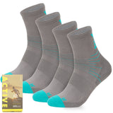 AKASO RC021 Cushioned Crew Running Socks with COOLMAX and LYCRA Fiber - akasooutdoors