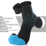 AKASO RC021 Cushioned Crew Running Socks with COOLMAX and LYCRA Fiber - akasooutdoors