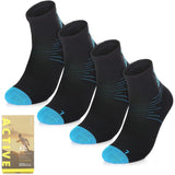 AKASO RC021 Cushioned Crew Running Socks with COOLMAX and LYCRA Fiber