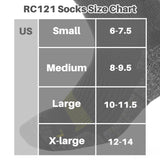 AKASO RC121 COOLMAX Fiber Quick Dry Crew Running Socks For Men & Women - akasooutdoors