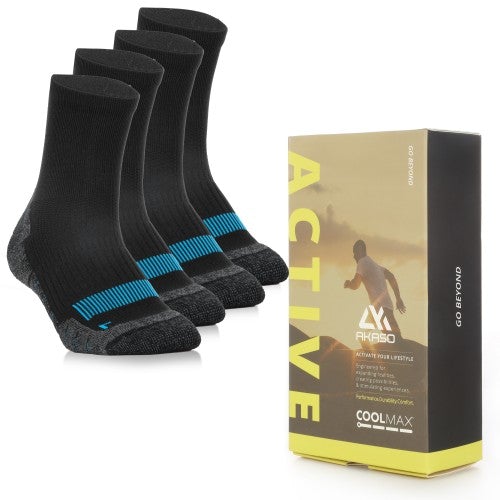 Quick Dry Crew – akasooutdoors RC121 Socks COOLMAX Fiber Running AKASO