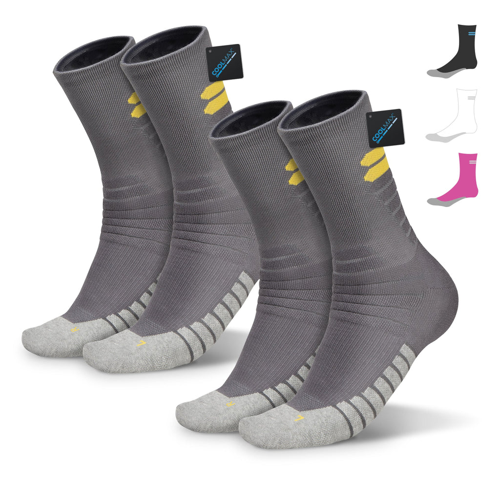 AKASO RC131 AntiBlister Compression Cushioned Crew Running Socks akasooutdoors