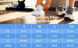 AKASO RX011 No Show Ankle Anti-Odor Running Socks with Silver Fiber - akasooutdoors