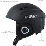 AKASO Ski Helmet with Ultra Protection and Comfort For Mens and Womens - akasooutdoors