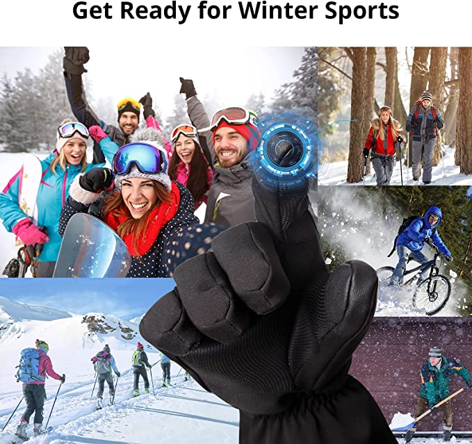 womens heated cycling gloves